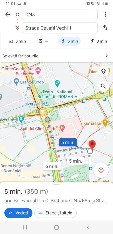 Central Old City Center Studio Universitate Coltea - Cav9 Bucureşti Eksteriør bilde
